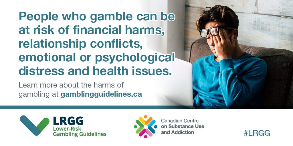People who gamble can be at risk of financial harms, relationship conflicts, emotional or psychological distress and health issues.